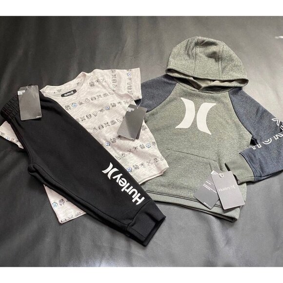NWT Hurley Hoodie & Jogger Bundle Boys Size 2T